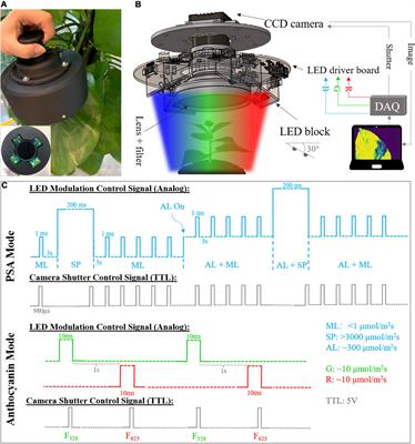 Handheld Multifunctional Fluorescence Imager for Non-invasive Plant Phenotyping